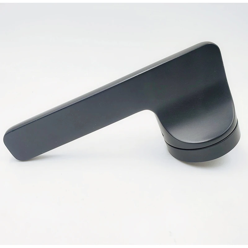 Modern Door Lever Set with Round Rosette